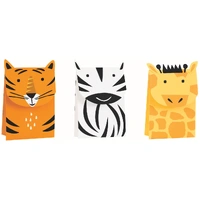 Animal Safari Treat Bags - Pk 3*