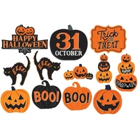 Vintage Halloween Decorative Cutouts - Pk 12