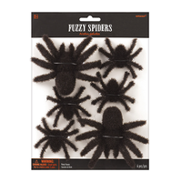 Fuzzy Tarantula Party Prop Favours - Pk 4