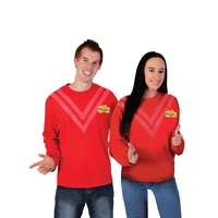 Adult Red Wiggle Costume Top