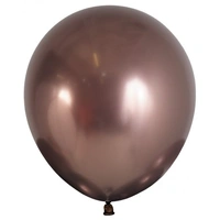 46cm Metallic Truffle Latex Balloons - Pk 25