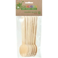 Wooden Sporks (14cm) - Pk 10