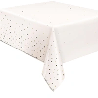 Minimalist Gold Confetti Table Cover (137x213cm)