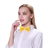 Bright Yellow Adjustable Bow Tie