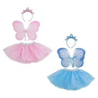 Kids' Butterfly Wings & Tutu Set