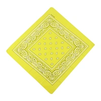 Neon Yellow Paisley Bandana