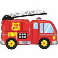 Fire Truck Shape Foil Balloon (40in.)