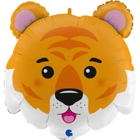 Tiger Head Shape Foil Balloon (28in.)