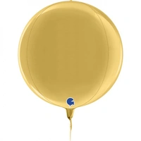 Gold Globe 4D Foil Balloon (11in.)*