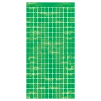 Green Metallic Square Curtain*