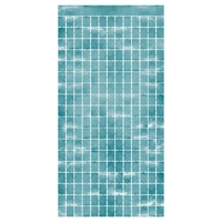 Light Blue Metallic Square Curtain*