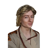 Croc Hunter Short Blond Wig