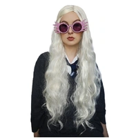 Luna Long White Wig