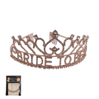 Bride To Be' Rose Gold Tiara