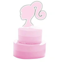 Barbie Ponytail Acrylic Cake Topper (12x22cm)*