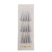 SILVER Bullet Candles (Pack of 12)*