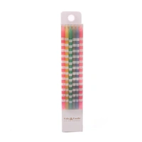 PASTEL STRIPED Cake Candles (Pack of 12)*