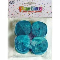 Jade/Teal Crepe Paper Streamers - Pk 4