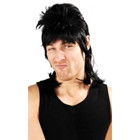 Dazza Black Mullet Wig