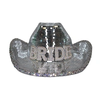 BRIDE Disco Mirrored Cowboy Hat*