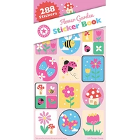 Flower Garden 288 Sticker Book