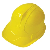 Kids Plastic Yellow Hard Hat