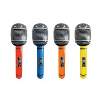 PVC Inflatable Microphone Asstd. Colour (70cm)