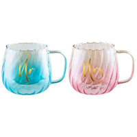 Mr. & Mrs. Glass Mug Set