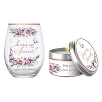 Someone Special Stemless Glass and Candle Gift Set
