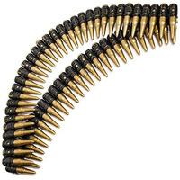 Plastic Bullet Belt, 96 Pieces