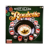 Roulette Drinking 16 Glass - Black