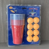Beer Pong Kits - 12 ping pong balls and cups