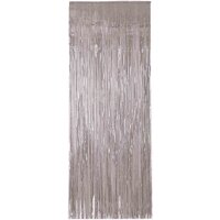 Door Curtain Metallic - Silver (91.4 cm x 2.43 m)