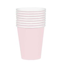 Paper Cups 20 Pack- Pastel Pink NPC - 354ml