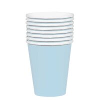 Paper Cups 20 Pack- Pastel Blue NPC - 354ml