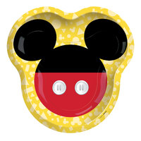 Mickey Mouse Forever Shaped Paper Plates (23 x 20 cm) - PK 8