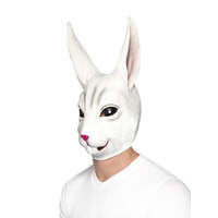 Classic White Rabbit Mask