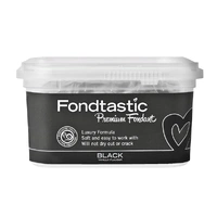 Fondtastic Premium Black Fondant (250g)