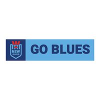 Go NSW Blues State of Origin Banner (19x84cm)