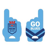 NSW Blues State of Origin Hand Placard