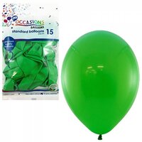 12" Latex Balloons - Green - Pk 15