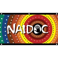 NAIDOC Design 74b (with eyelets) 1500 X 750