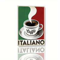 Italiano Coffee Retro Metal Tin Sign (20 x 30 cm)