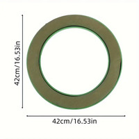Fresh Flower Foam Ring Green (42 cm)
