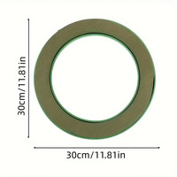 Fresh Flower Foam Ring Green (30 cm)