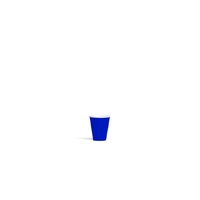30mL Blue Paper Shot Cups - Pk 30