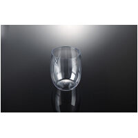 350ml Stemless Wine Glass Clear Pk4