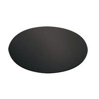 Mondo Round Black Cake Board (13 in/33 cm)