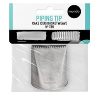 Mondo #789 Cake Icer/Basketweave Piping Tip