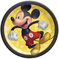 Mickey Mouse Party Plates (17 cm) - Pk 8